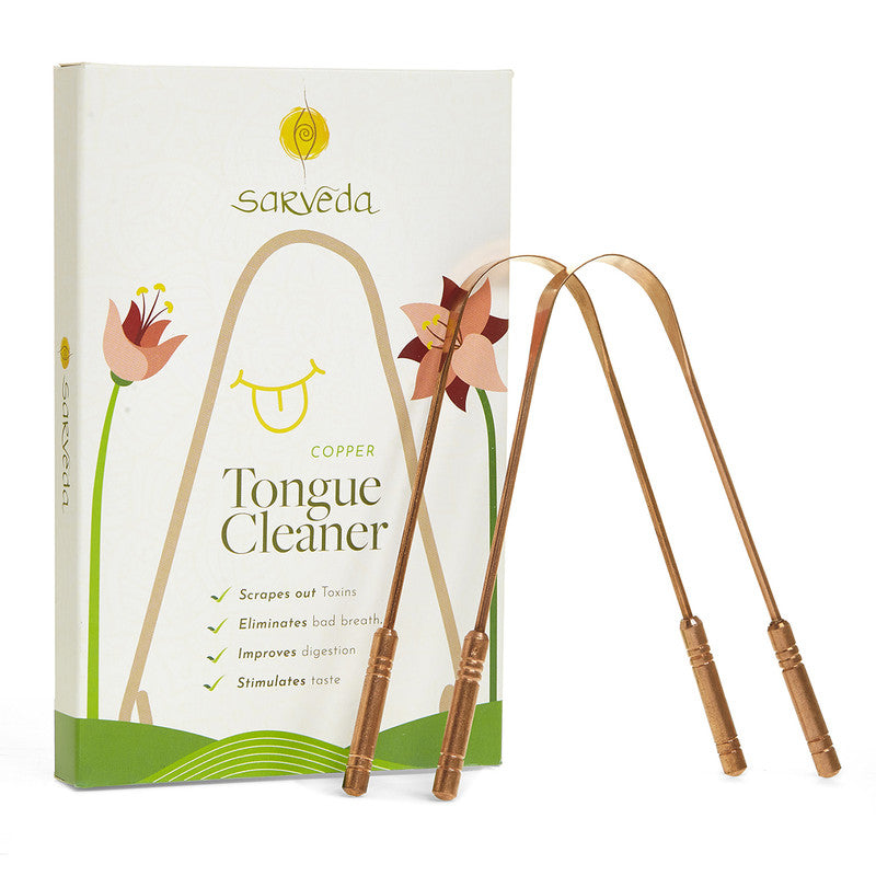 Copper Tongue Cleaner | Straight | Pack of 2.