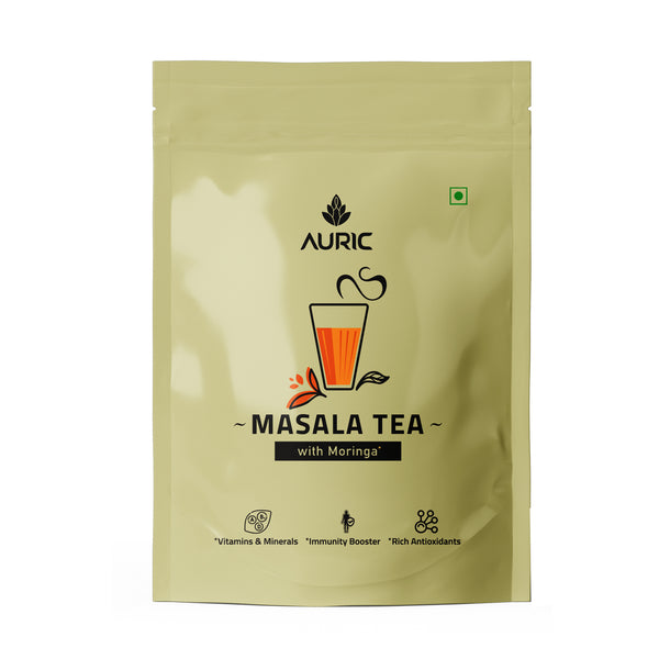 Auric Kadak Moringa Masala Tea | Black Tea From Assam with 7 Spices | 250 g