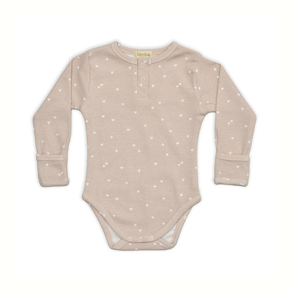 Cotton Baby Bodysuit | Pink