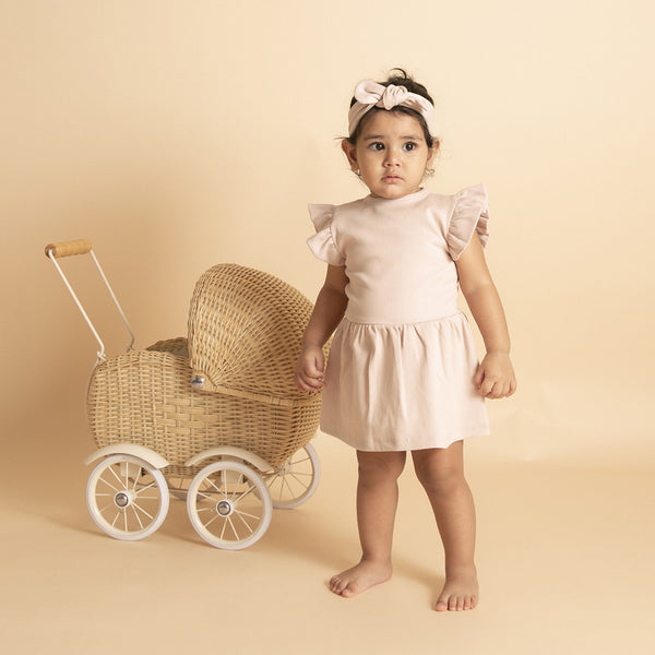 Cotton Dress for Baby Girl | Pink
