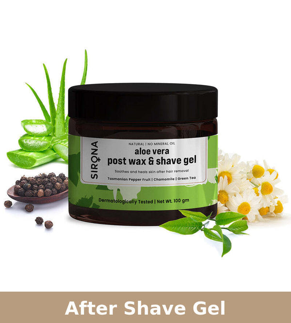 After Shave Gel | Natural & Mineral Oil Free Formula | 100 g