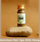 Amrutam Hair Spa With Hemp | Ayurvedic Do-It-Yourself | 30 ml.