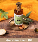 Herbal Hair Oil | Amrutam Neem Oil | 100 ml | Anti Fungal.