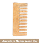 Amrutam Neem Wood Comb 5 Inch