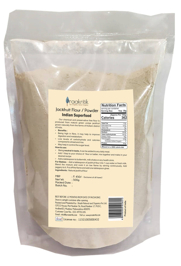 Jackfruit Flour | Atta for Diabetics | 500 g