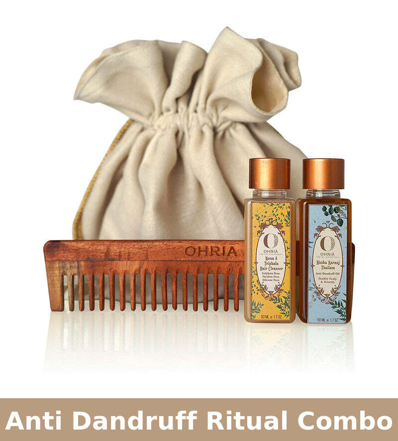 Ohria Ayurveda Anti Dandruff Ritual Combo | Set of 3