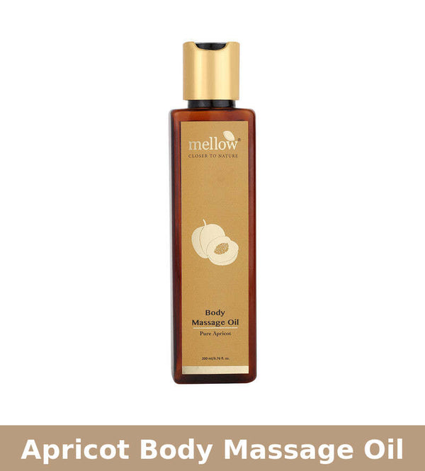 Apricot Body Massage Oil | Helps Face Wrinkles & Blemishes | 200 ml