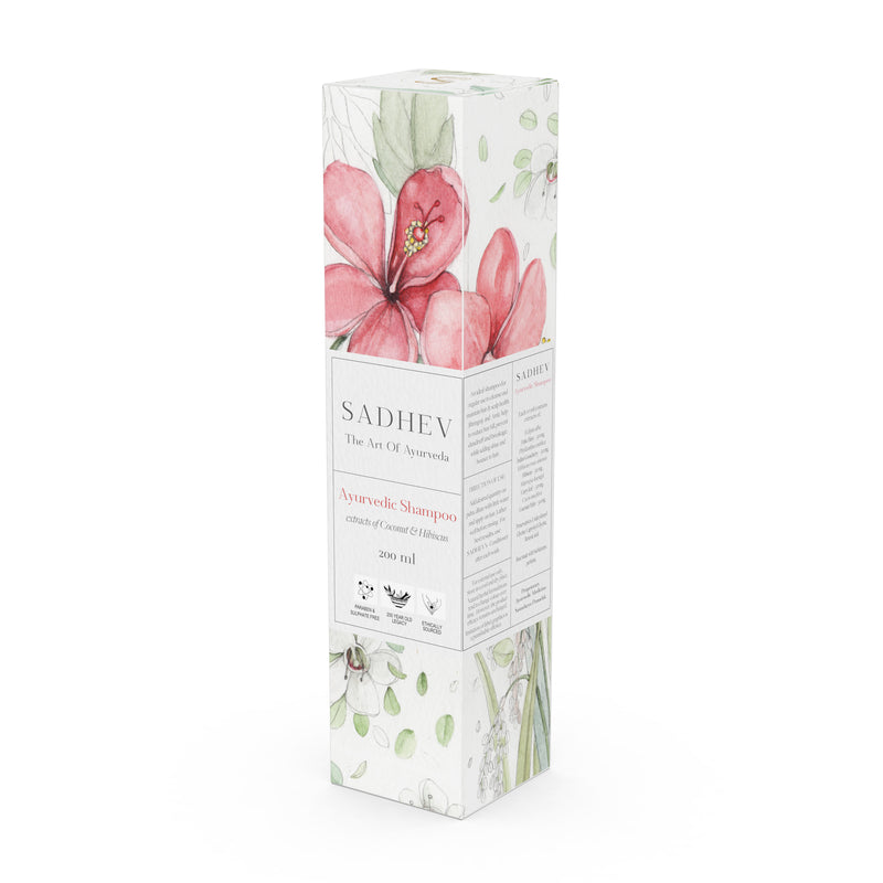 Ayurvedic Shampoo | Coconut and Hibiscus | 200 ml