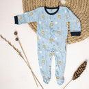 Cotton Nightsuit for Baby | Fearless Lion | Blue