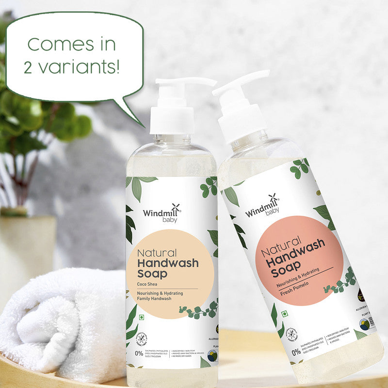 Natural Hand Wash Liquid | Baby Safe | Fragrance Free | 450 ml