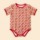 Organic Cotton Baby Onesie | Red