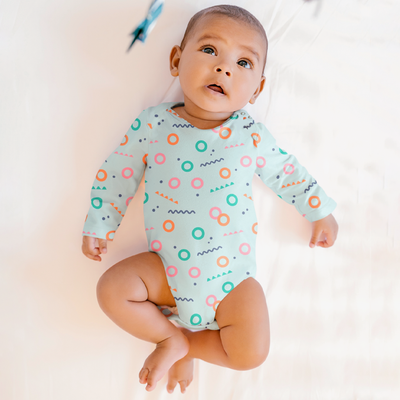 Organic Cotton Baby Onesie | Blue