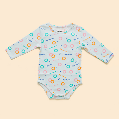 Organic Cotton Baby Onesie | Blue