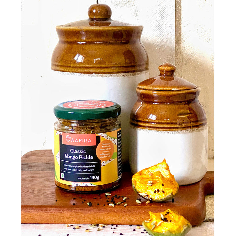 Handmade Classic Mango Pickle | 190 g | Pack of 2