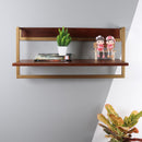 Mango Wood & Metal Wall Shelf | Horizontal | 64.9x30.4x25.6 cm