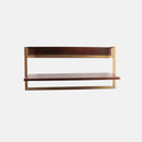 Mango Wood & Metal Wall Shelf | Horizontal | 64.9x30.4x25.6 cm