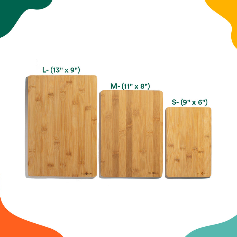 Bamboo Chopping Board | Set of 3 |