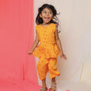 Cotton Co Ord Set for Girls | Yellow