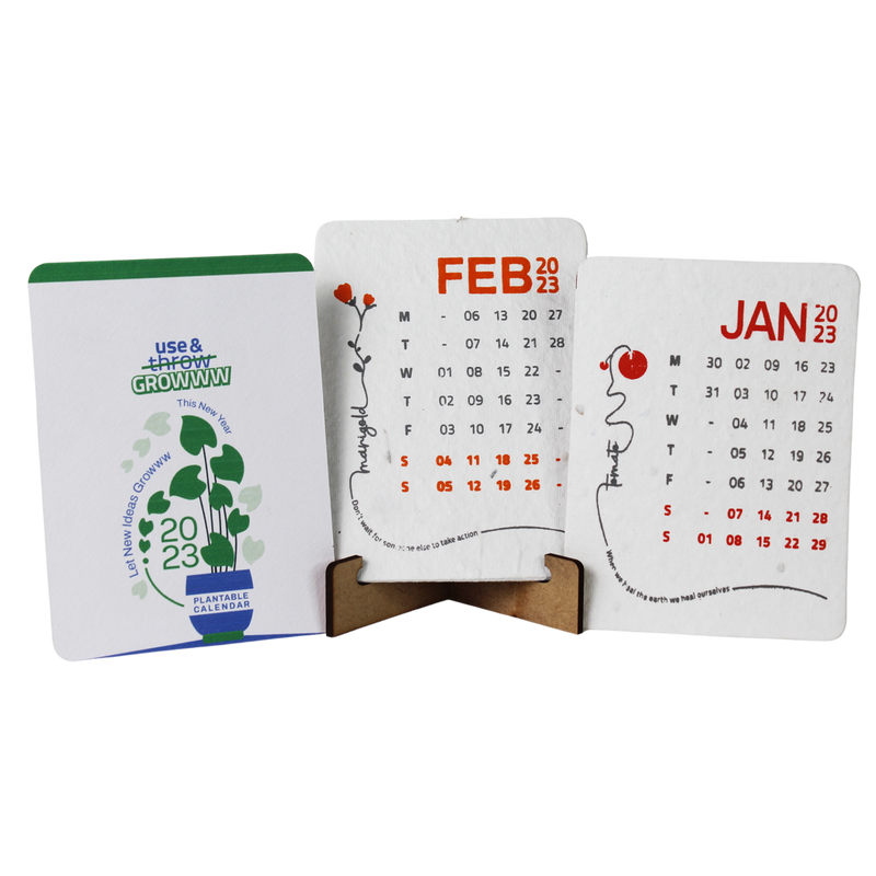 Stationary Kit | Seed Pens | Notepad | Calendar 2023 | Set of 7