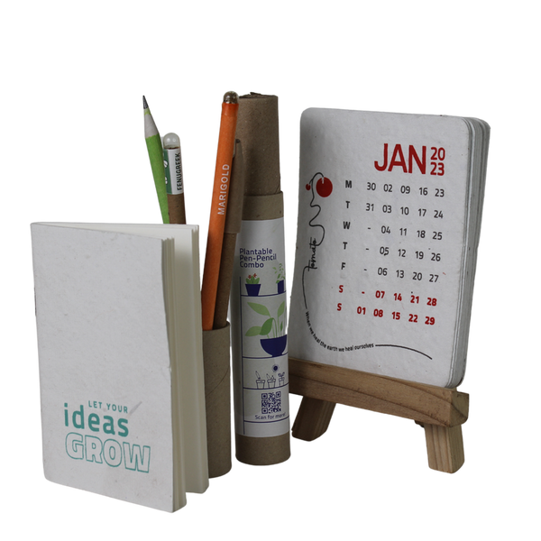 Stationary Kit | Seed Pens & Pencils | Calendar 2023 | Set of 6