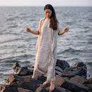 Organic Cotton Maxi Dress | Natural Dyed | Grey