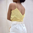 Organic Cotton Camisole Top | Natural Dyed | Yellow