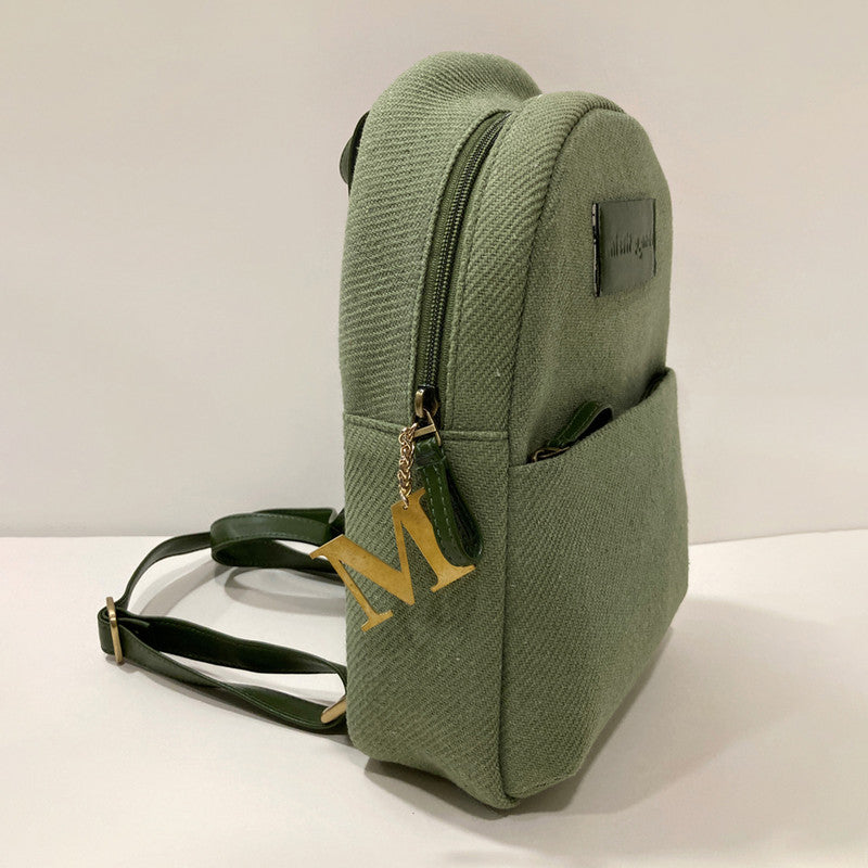 Cactus Leather Kawaii Backpack | Green