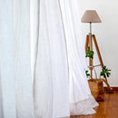 100% Linen Curtain | White