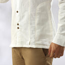 Hemp Fitte Shirt | White