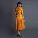 Banarasi Silk Dress | Yellow