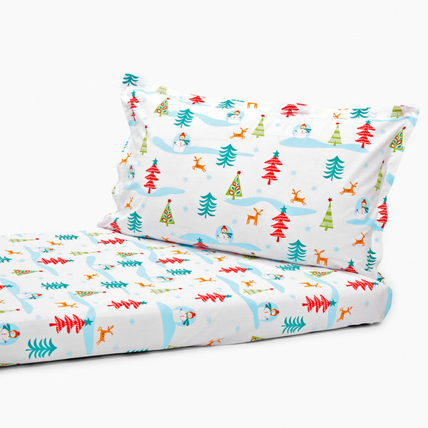 Pure Cotton Kids Bedsheet Set | Whimsical Print