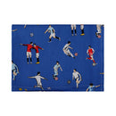 100% Cotton Kids Bedsheet Set|Blue Football