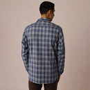 Woolen Mens Overshirt | Blue