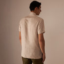 Linen Short Kurta | Beige