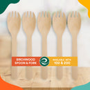 Birchwood Disposable Spork | Beige
