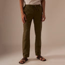 Cotton Linen Pants | Green