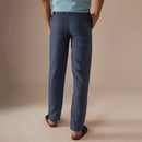 Cotton Linen Pants | Blue