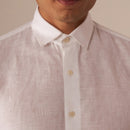 White Linen Shirt | Ivory White