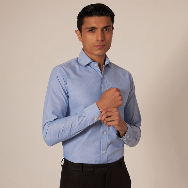 Cotton Formal Shirt | Blue