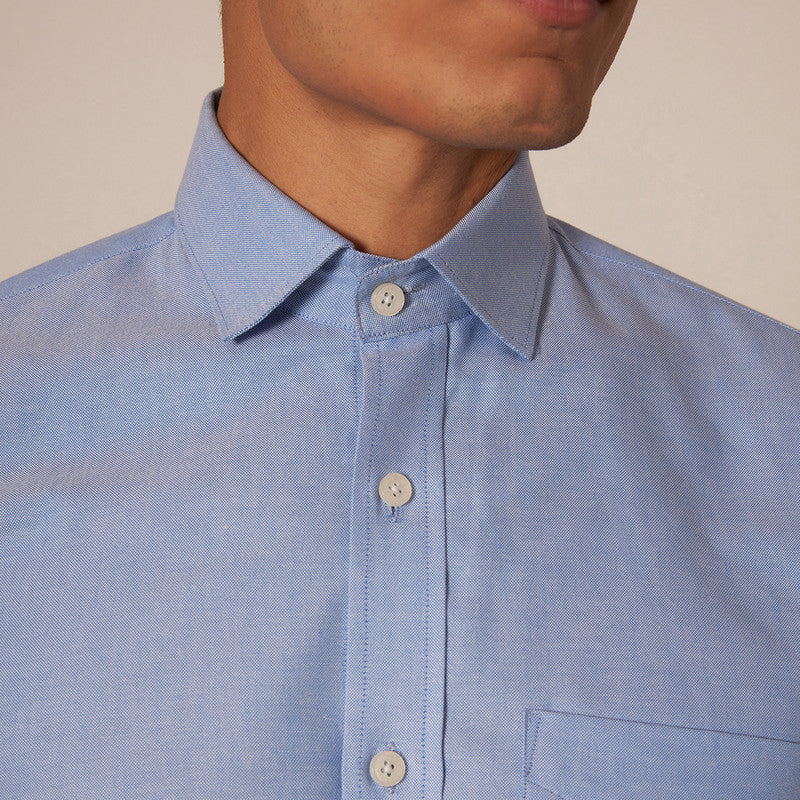 Cotton Formal Shirt | Blue