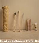 Bamboo Travel Toiletry Kit | Oral Care Kit | Bamboo Comb | Set of 10.