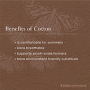 Cotton Kurta for Men | Geometric Handblock Print | Blue