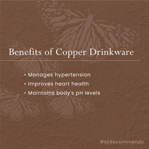 Copper Bottle | Hammered | 1 Litre