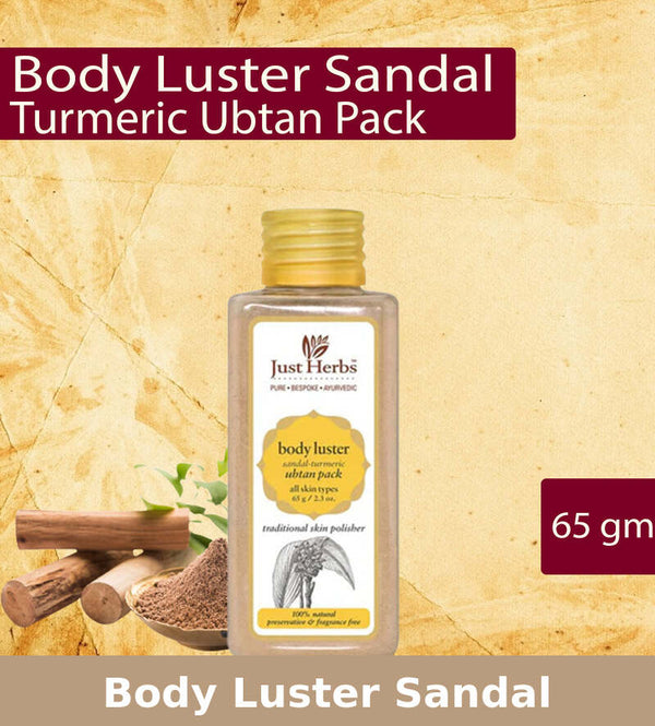 Body Luster Sandal | Turmeric Ubtan Pack | 65 g