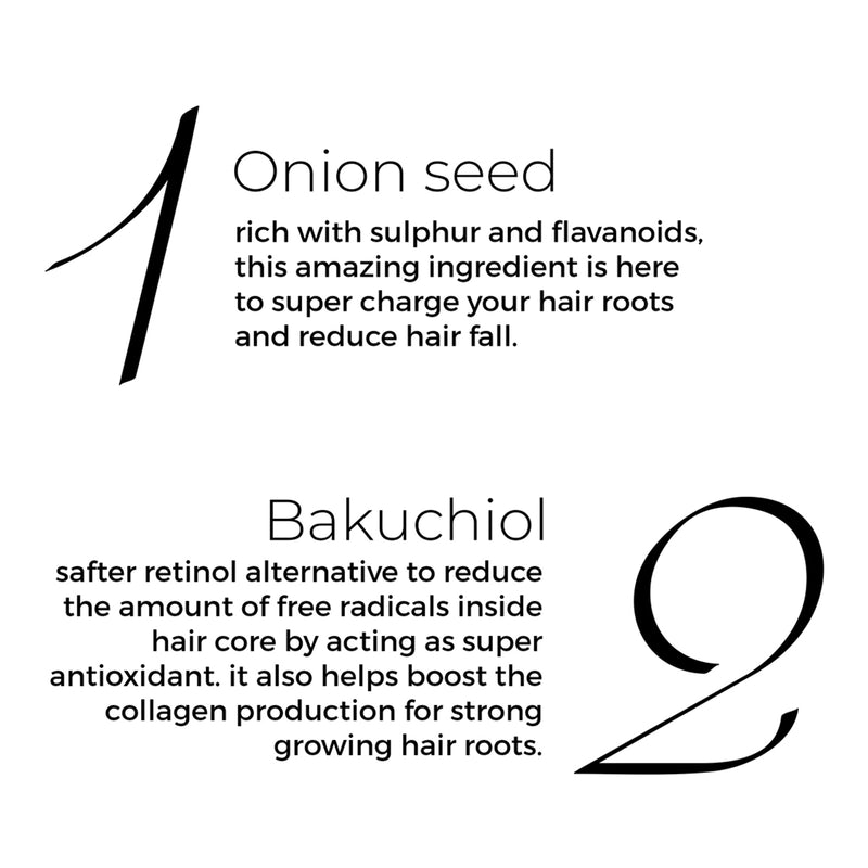 Oil Shots | Onion & Bakuchiol | For Hair Fall Reduction | Set of 8