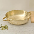 Bronze Casserole with Glass Lid | Kansa Utensils | 3.6 Litre