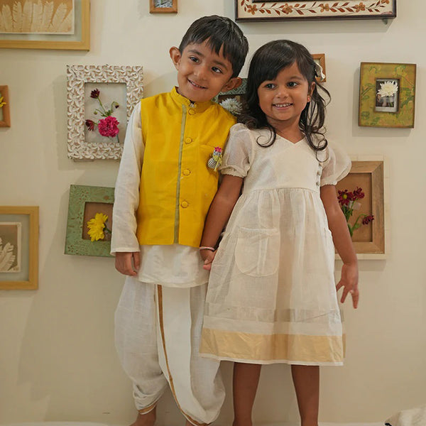 Fashionable Trending Kids Cross Kurta with Dhoti Pants in Premium Quality