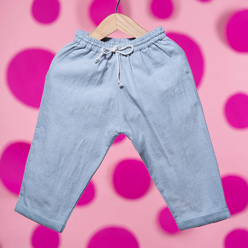 Cotton Pajama Pants for Kids | Grey