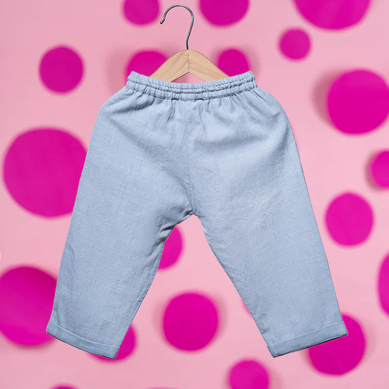 Cotton Pajama Pants for Kids | Grey