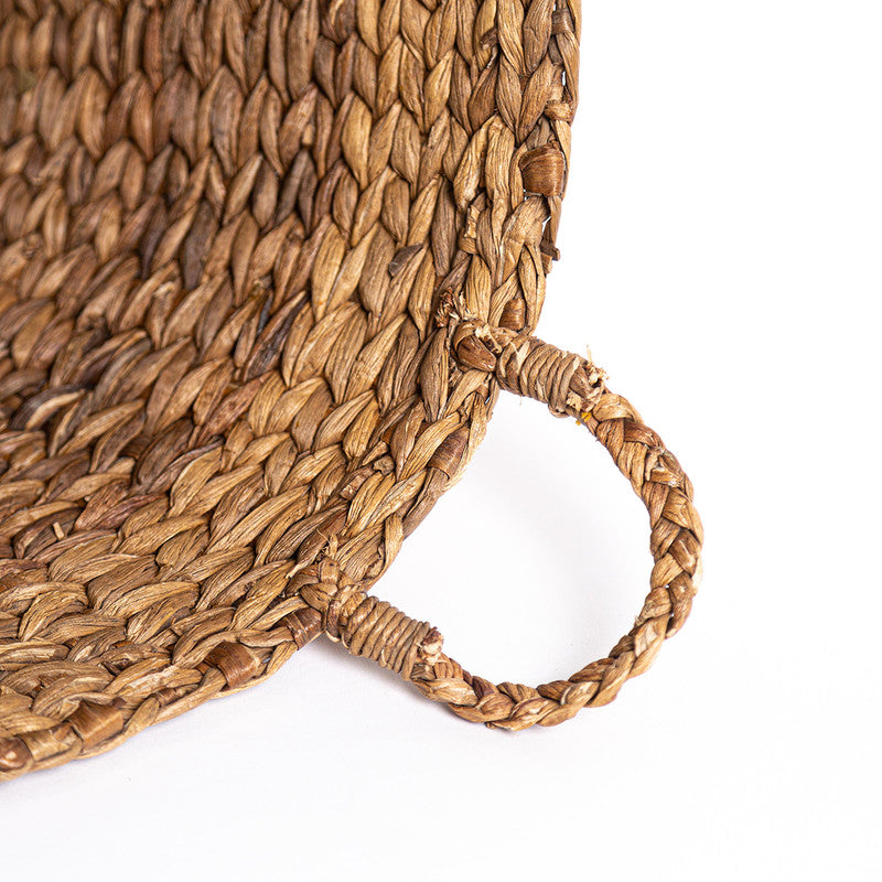 Natural Basket | Water Hyacinth | Brown | 13 inches